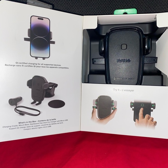 Brand new iottie wireless charging car mount for cell phones - Picture 3 of 3